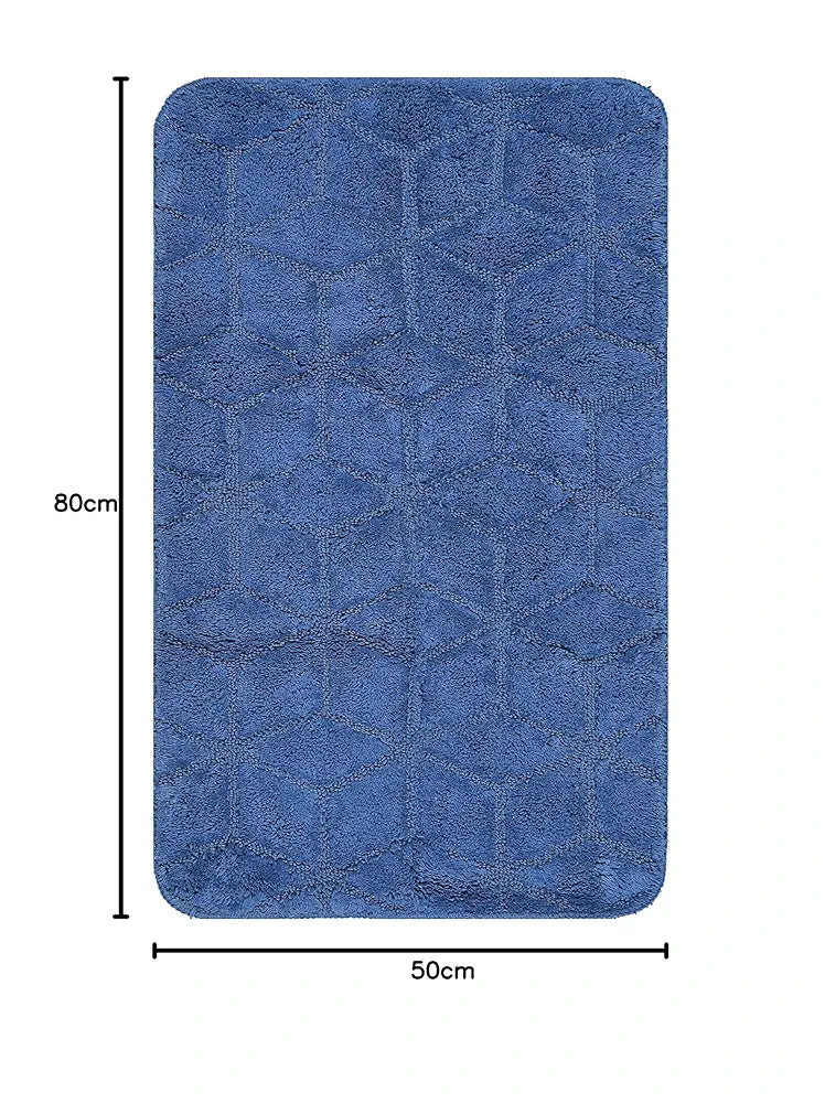 Saral Home Solid Antiskid Bathmat Set